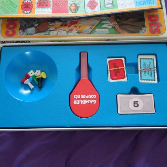 Vintage Ancien Parker Brothers 1975 Coup De Des Board Game Jeux de société - Picture 8 of 16